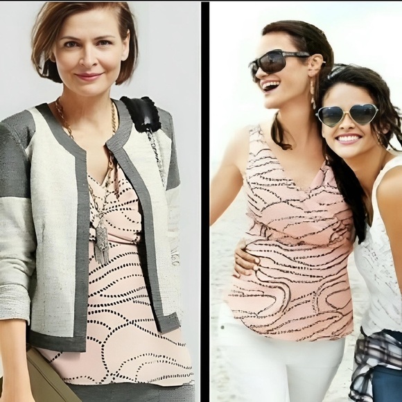 Cabi #273 Sophia Pink Faux Wrap Tank Top Size 4 - Picture 1 of 9